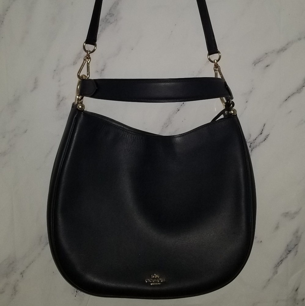 Coach Navy Blue Large Handbag